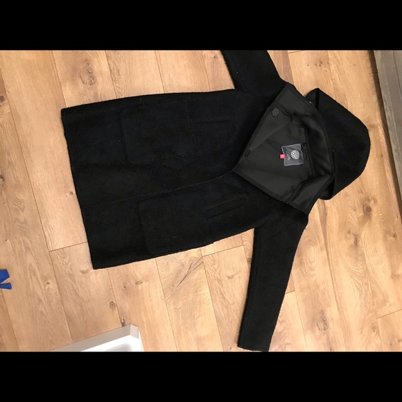 Vince Camuto Black Wool Coat - Picture 4 of 8